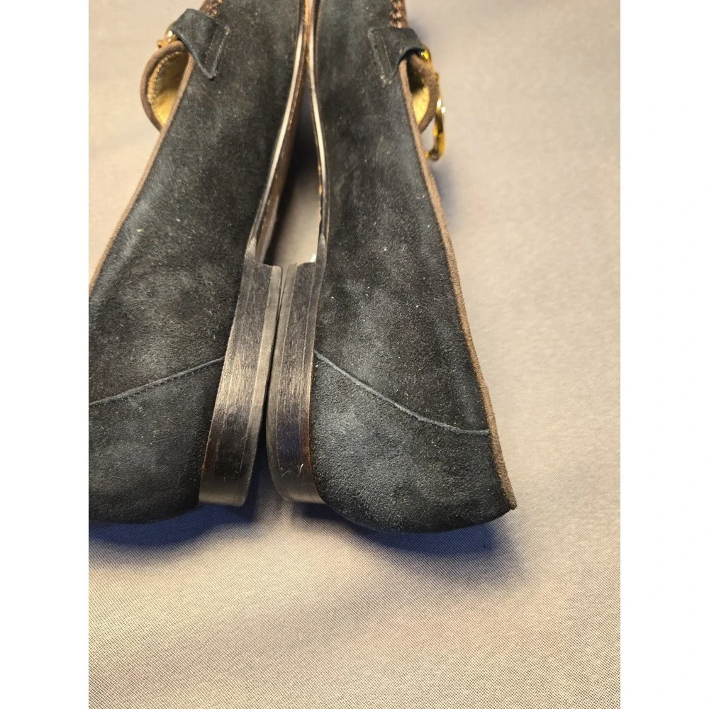 Vintage Paloma Italy Suede Horsebit Loafers - Women's Size 6 / 6.5 (9.5